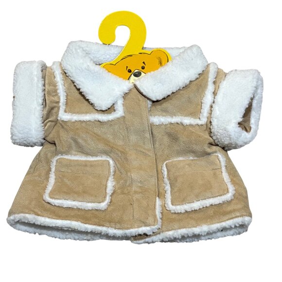 Build-A-Bear Workshop Sherpa-Look Jacket For Plush Toys New - Picture 1 of 4
